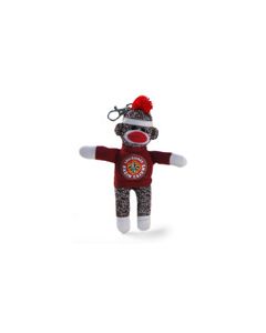 Louisiana Lafayette Sock Monkey Keychain