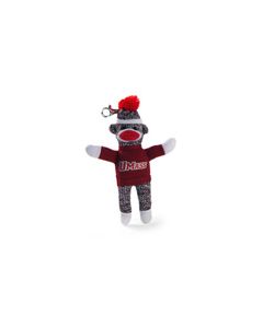 Massachusetts Sock Monkey Keychain