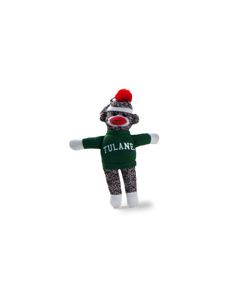 Tulane Sock Monkey Keychain