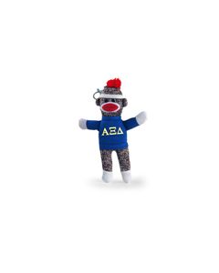 Alpha Xi Delta Sock Monkey Kc  (4")
