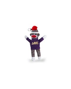 Delta Phi Epsilon Sock Monkey Kc  (4")