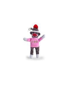 Gamma Phi Beta Sock Monkey Kc  (4")