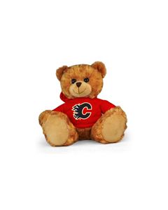 Calgary Flames Hoodie Bear - 11"
