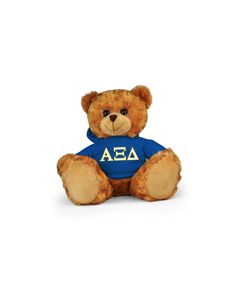Alpha Xi Delta Hoodie Bear - 11"