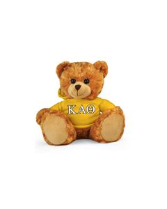 Kappa Alpha Theta Hoodie Bear - 11"