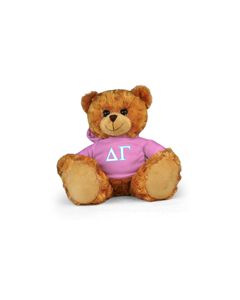 Delta Gamma Hoodie Bear - 11"
