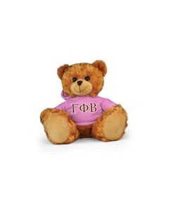 Gamma Phi Beta Hoodie Bear - 11"