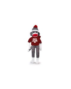 Texas A&M Sock Monkey 20in