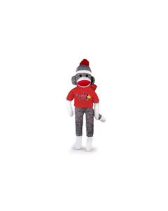 Illinois State Sock Monkey 20in