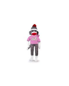 Delta Zeta Sock Monkey - 20"