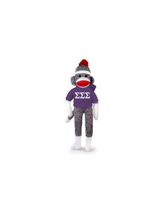 Sigma Sigma Sigma Sock Monkey - 20"