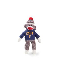 Cal State Fullerton Sock Monkey  8in
