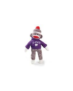 Kansas State Sock Monkey  8in