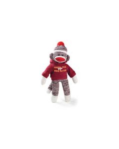 Virginia Tech Sock Monkey  8in