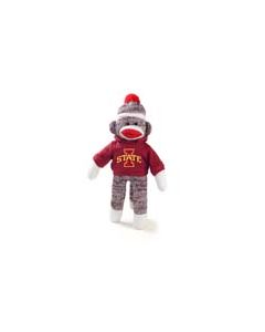 Iowa State Sock Monkey  8in