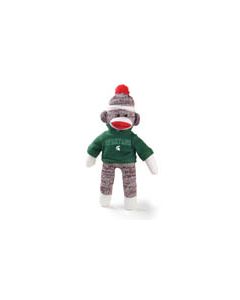 Michigan State Sock Monkey  8in