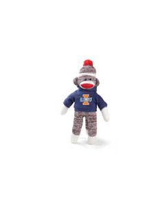 Illinois Sock Monkey  8in