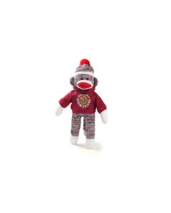 Louisiana Lafayette Sock Monkey  8in
