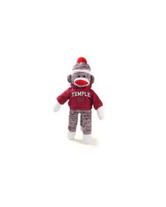 Temple Sock Monkey  8in