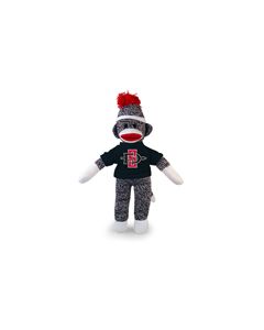 San Diego State Sock Monkey  8in