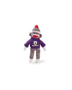 Weber State Sock Monkey  8in