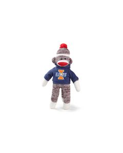 Illinois Chicago Sock Monkey  8in