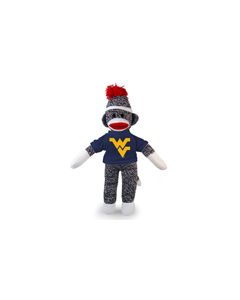 West Virginia Sock Monkey  8in