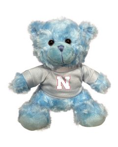 Nebraska Plush Blue Bear 6"