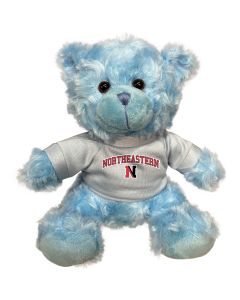 Northeastern Plush Blue Bear 6"
