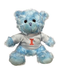 Illinois Plush Blue Bear 6"