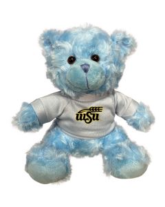 Wichita State Univ Plush Blue Bear 6"