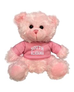 South Alabama Plush Pink Bear 6"