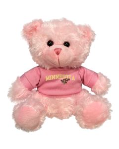 Minnesota Plush Pink Bear 6"