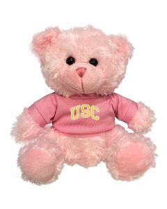 USC Plush Pink Bear 6"