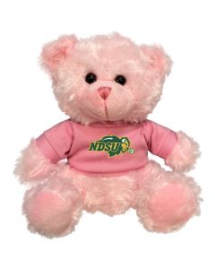 North Dakota State Plush Pink Bear 6"