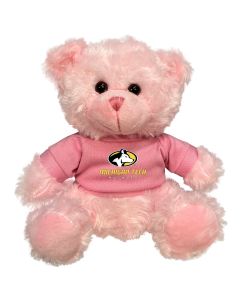 Michigan Tech Plush Pink Bear 6"
