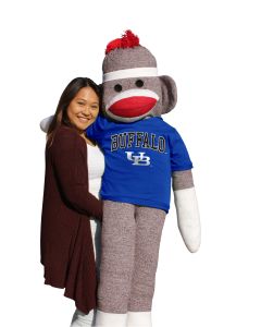 Univ at Buffalo Sock Monkey 5 Foot