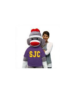 San Juan College Sock Monkey 5 Foot
