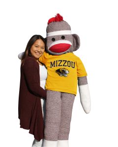 Missouri 5.5 ft Collegiate Sock Monkey