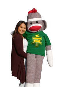 Arkansas Tech Sock Monkey 5 Foot