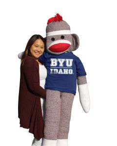 BYU Idaho Sock Monkey 5 Foot
