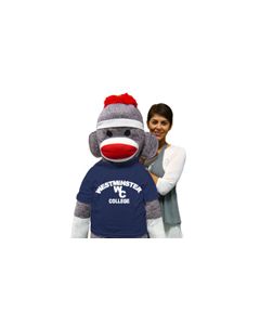 Westminster College Sock Monkey 5 Foot