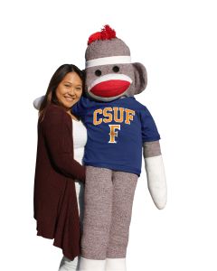 Cal State Fullerton Sock Monkey 5 Foot