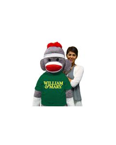 William and Mary Sock Monkey 5 Foot