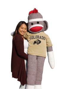 Colorado 5.5 ft Collegiate Sock Monkey
