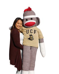 Central Florida 5.5 ft Collegiate Sock Monkey