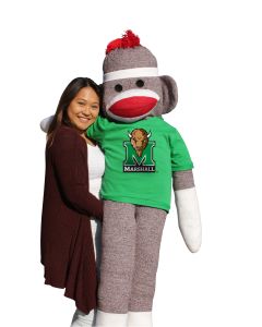 Marshall 5.5 ft Collegiate Sock Monkey