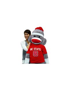 North Carolina State 5.5 ft Collegiate Sock Monkey