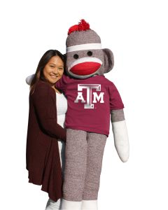 Texas A&M 5.5 ft Collegiate Sock Monkey