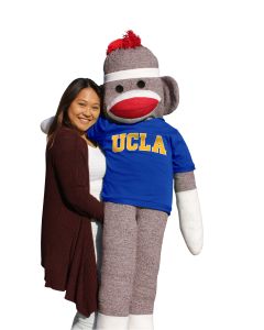 UCLA 5.5 ft Collegiate Sock Monkey